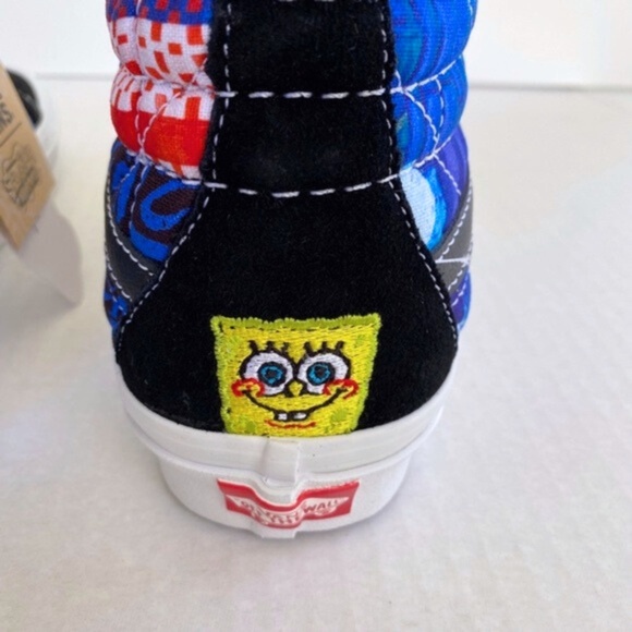 NEW Vans SpongeBob Sandy Liang Sk8-Hi 38 DX Shoes Patchwork 8.5 Women / 7 Men - Picture 11 of 16